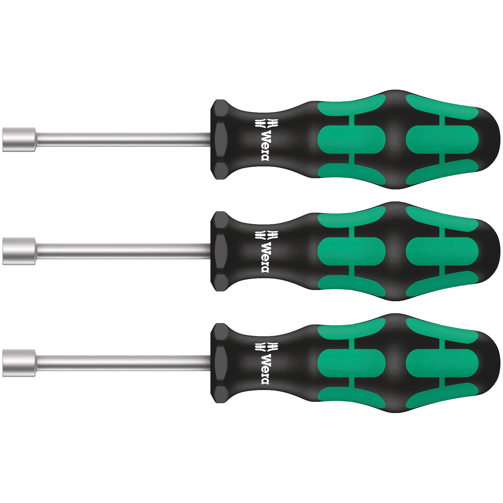 Wera 395 HO/3 Sanitär Steckschlüssel-Schraubendrehersatz, Sanitär, 3-teilig