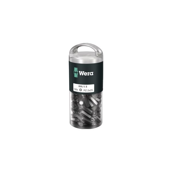 Wera 855/1 Z DIY 100 Bits, PZ 2 x 25 mm, 100-teilig