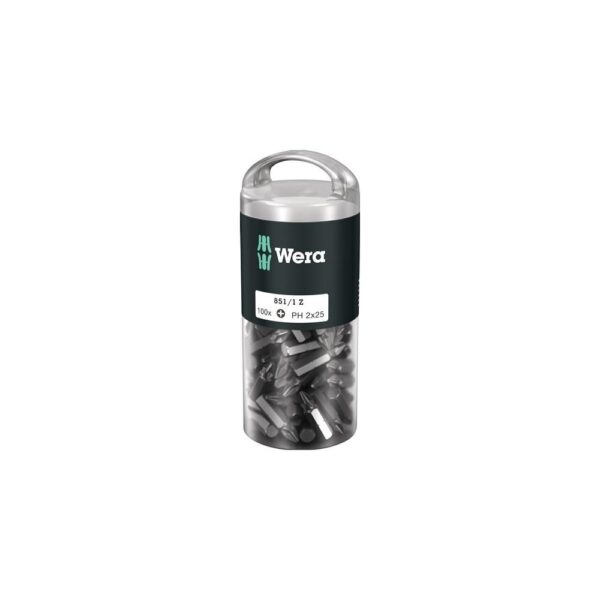 Wera 851/1 Z DIY 100 Bits, PH 2 x 25 mm, 100-teilig