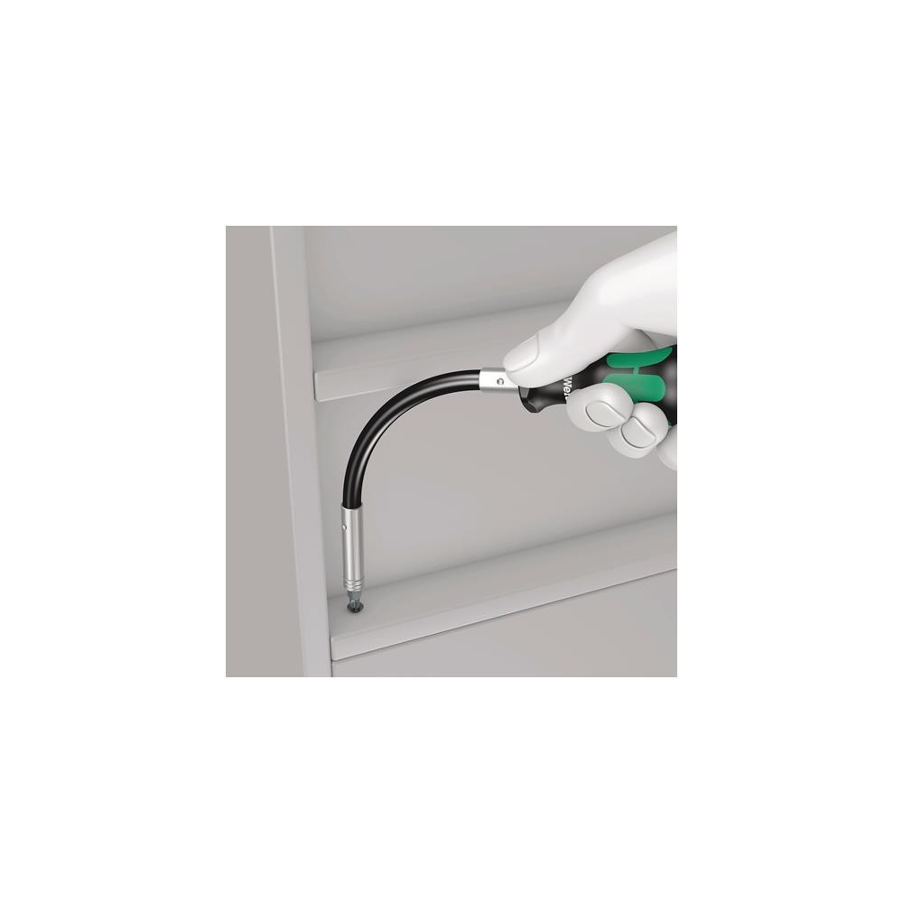 Wera Bithandhalter 393 S 1/4" Länge 173,5 mm Klinge flexibel 3-Komponentengriff – Bild 2