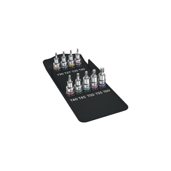 Wera 8767 C TORX HF 1 Zyklop Bitnuss-Satz TORX, mit Haltefunktion, 9-teilig