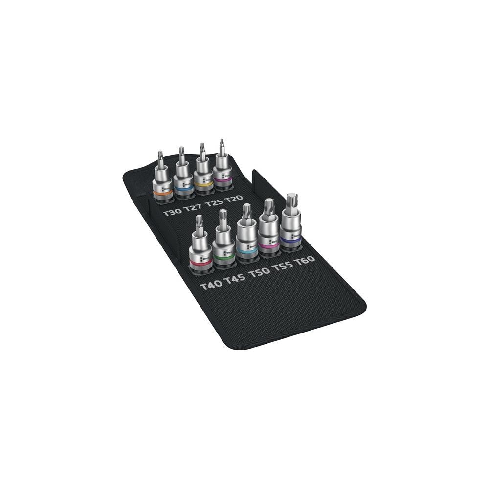 Wera 8767 C TORX HF 1 Zyklop Bitnuss-Satz TORX, mit Haltefunktion, 9-teilig