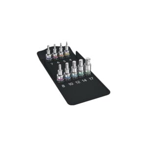 Wera 8740 C HF 1 Zyklop Bitnuss-Satz Innensechskant, mit Haltefunktion, 9-t