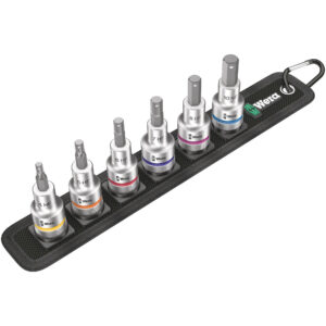 Wera Belt C 2 Zyklop Bitnuss-Satz Innensechskant, mit Haltefunktion, 1/2&qu