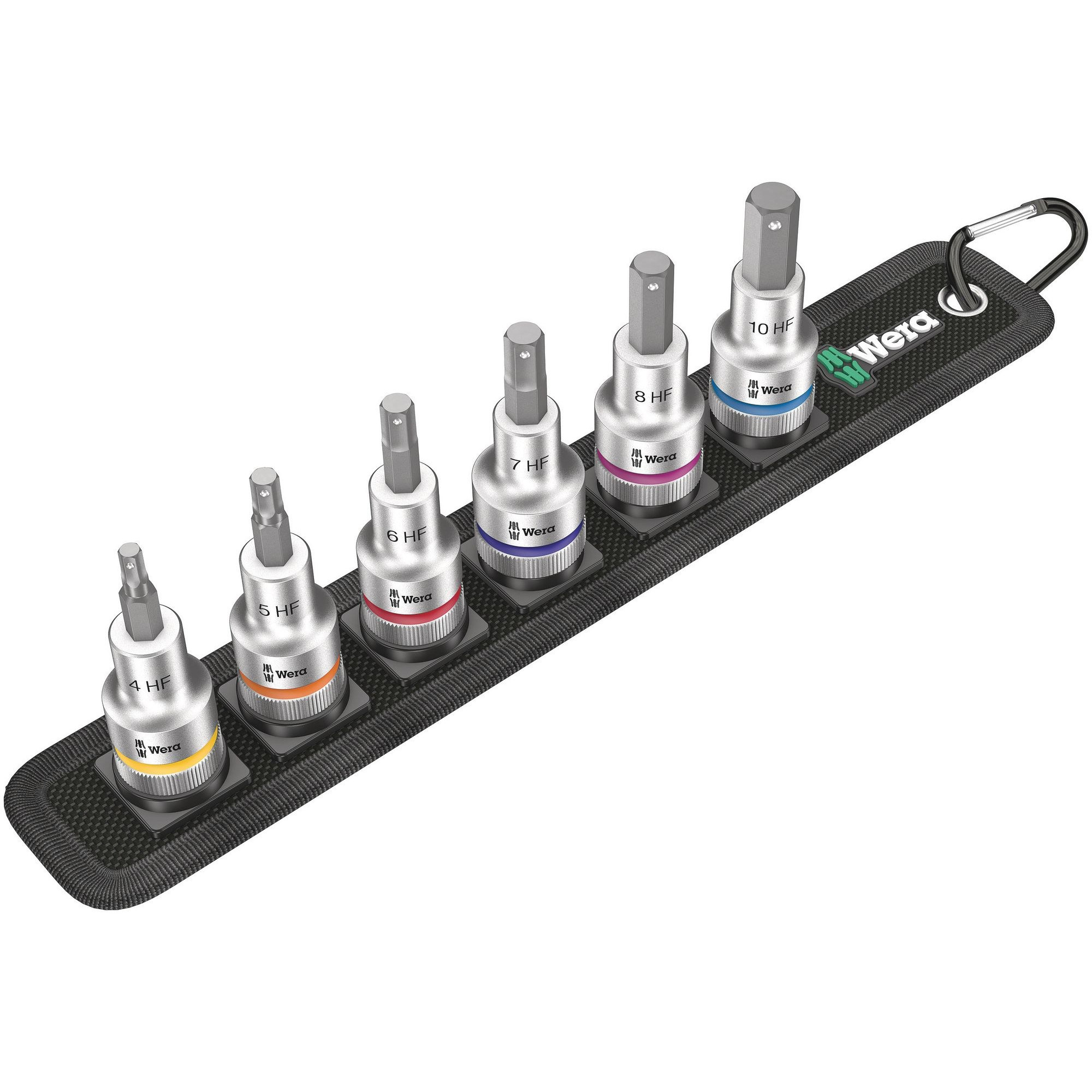 Wera Belt C 2 Zyklop Bitnuss-Satz Innensechskant, mit Haltefunktion, 1/2&qu