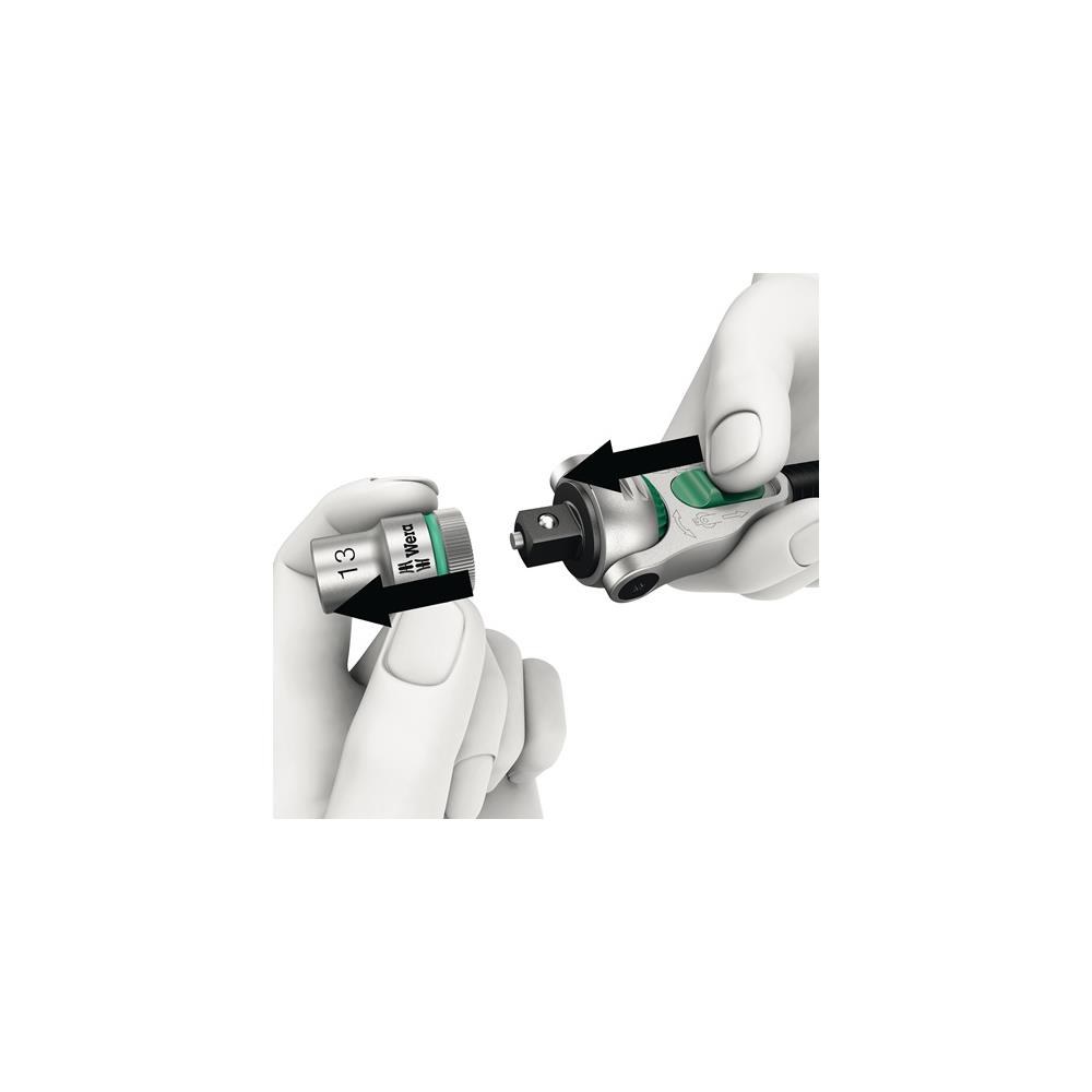 Wera Steckschlüsselsatz 8100 SA/SC 2 Zyklop 43-teilig 1/4 + 1/2" SW 4-24 mm – Bild 2
