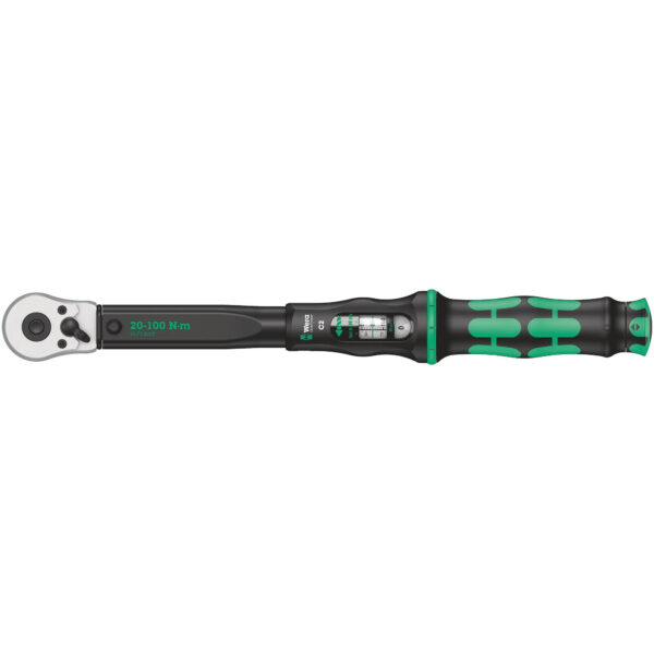 Wera Click-Torque C 2 Drehmomentschlüssel mit Umschaltknarre, 20-100 Nm, 1/