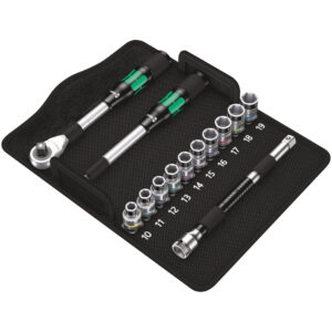 Wera 8006 SC 1 Zyklop Hybrid-Knarrensatz, 1/2"-Antrieb, metrisch, 13-t