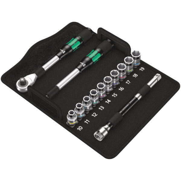 Wera 8006 SC 1 Zyklop Hybrid-Knarrensatz, 1/2"-Antrieb, metrisch, 13-t