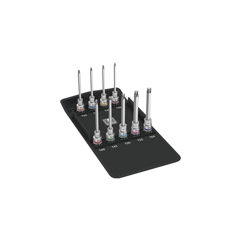 Wera 8767 C TORX HF 3 Zyklop Bitnuss-Satz TORX, mit Haltefunktion, 9-teilig