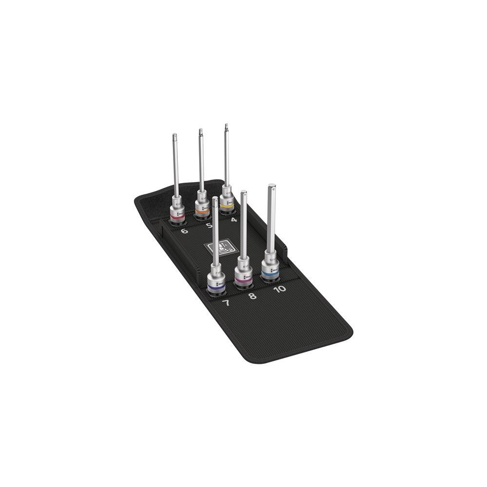 Wera 8740 C HF 2 Zyklop Bitnuss-Satz Innensechskant, mit Haltefunktion, 6-t
