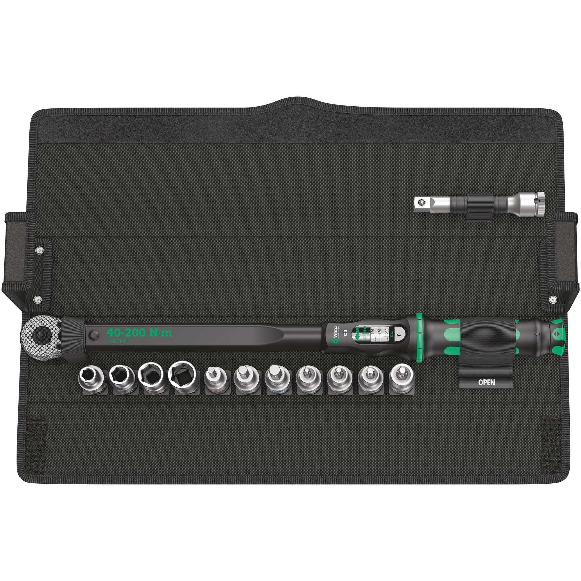 Wera Click-Torque C 3 Set 1, 40-200 Nm, 13-teilig – Bild 2