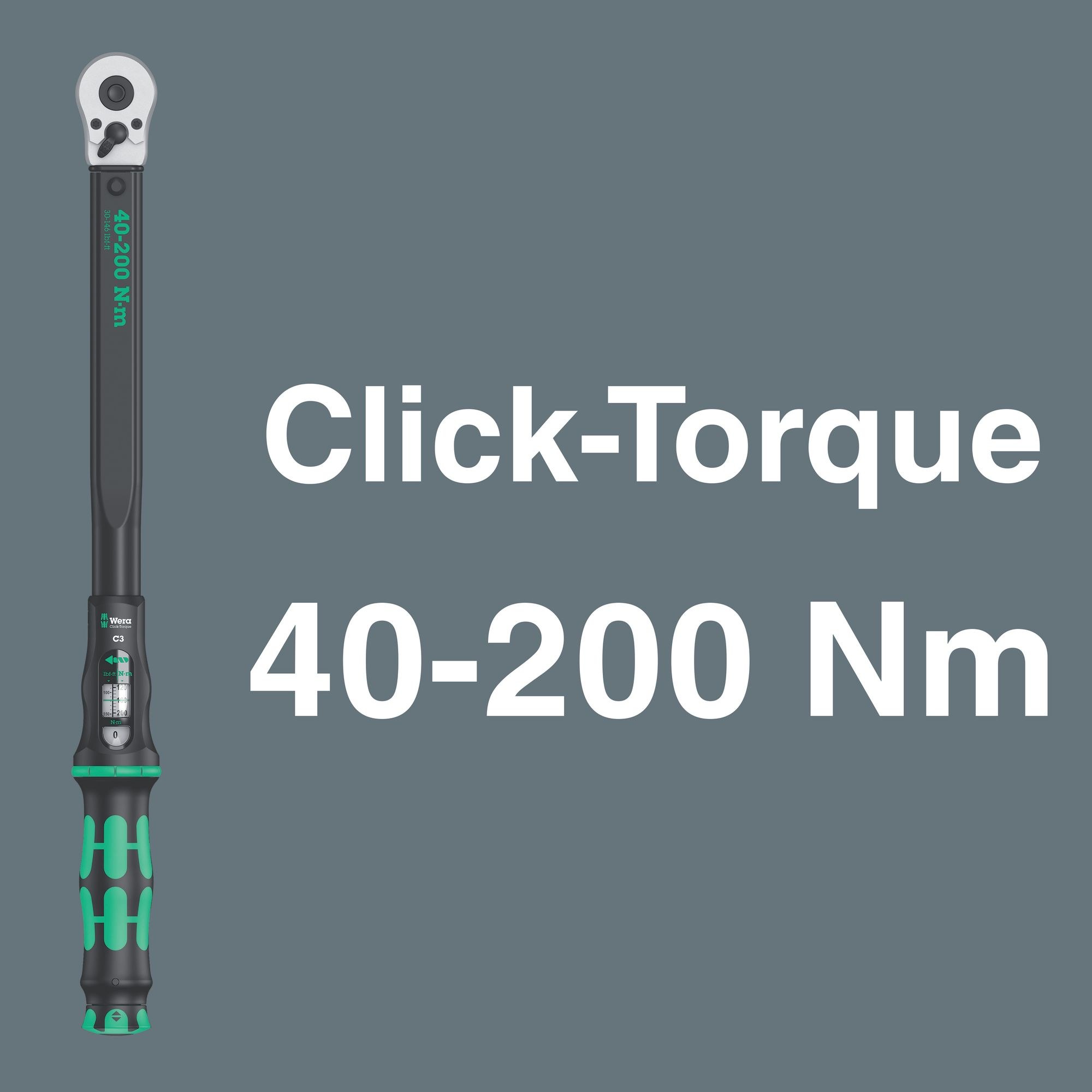 Wera Click-Torque C 3 Set 1, 40-200 Nm, 13-teilig – Bild 3