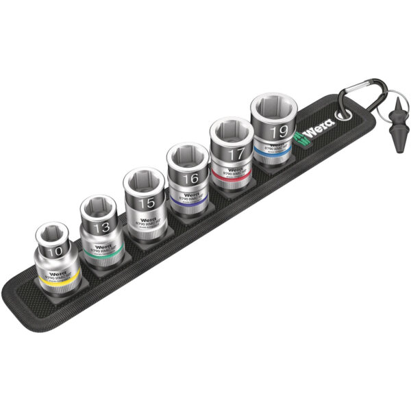 Wera Belt C 1 Zyklop Steckschlüsseleinsatz-Satz, mit Haltefunktion, 1/2&quo