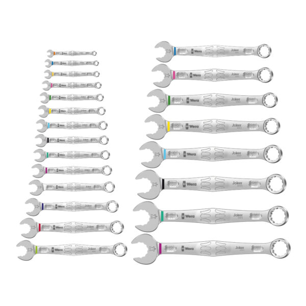 Wera 6003 Joker 22 Set 1 Ringmaulschlüssel-Satz, 22-teilig