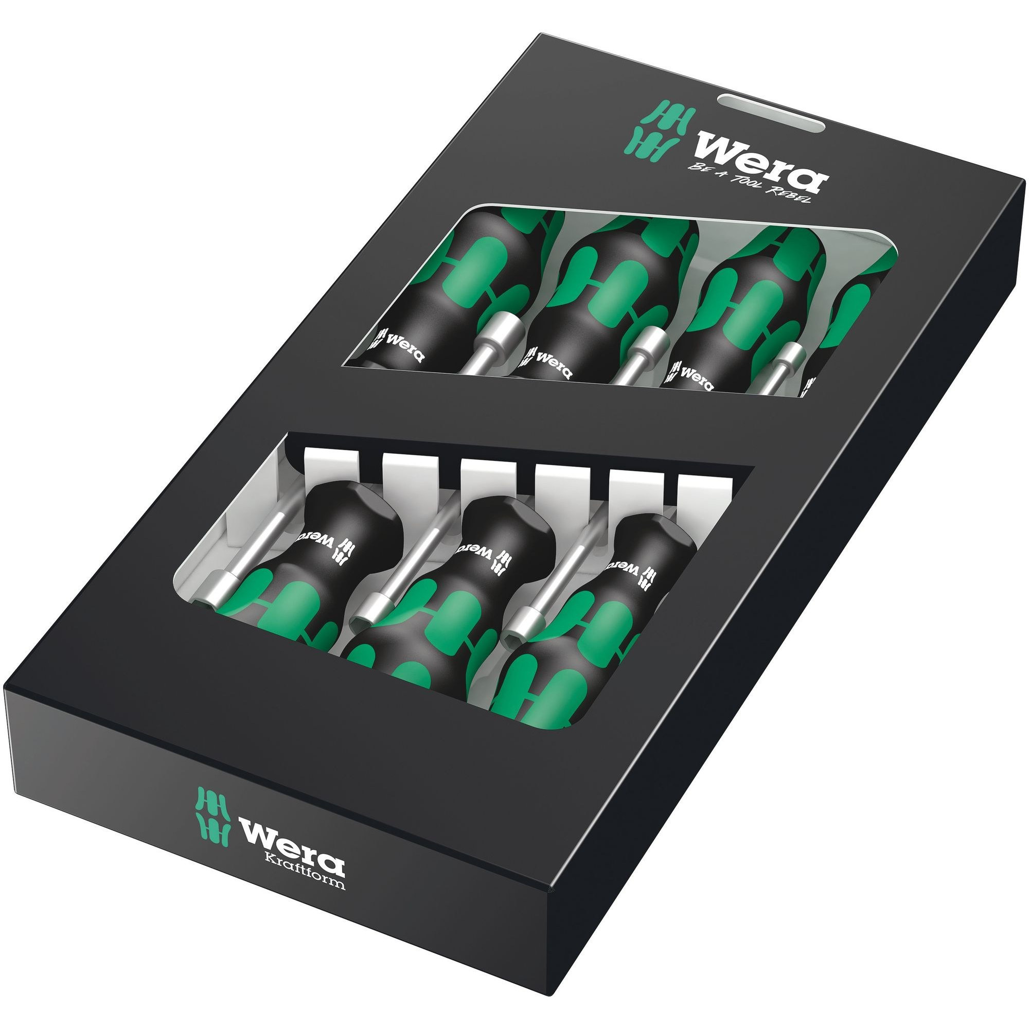 Wera 395 HO/7 SM Steckschlüssel-Schraubendrehersatz, 7-teilig – Bild 2