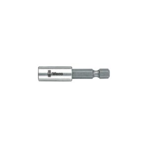Wera Bithalter 899/4/1 1/4" F 6,3 1/4" C 6,3 Magnet, Sprengring Länge 50 mm