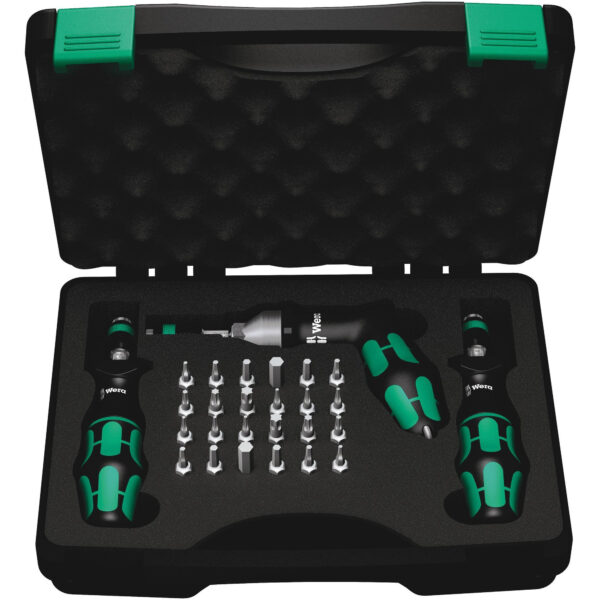 Wera 7440/41/42 Kraftform Drehmomentschraubendreher-Satz 0,3-6,0 Nm, 27-tei