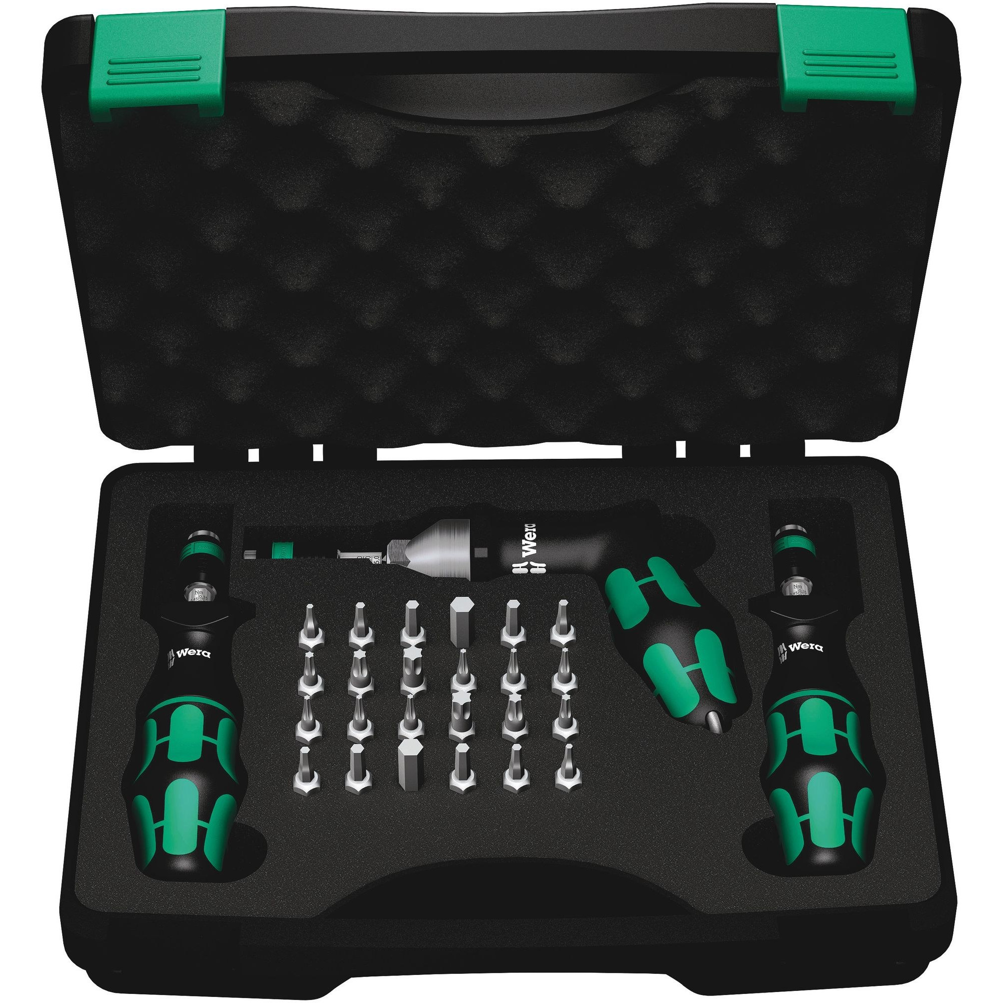 Wera 7440/41/42 Kraftform Drehmomentschraubendreher-Satz 0,3-6,0 Nm, 27-tei
