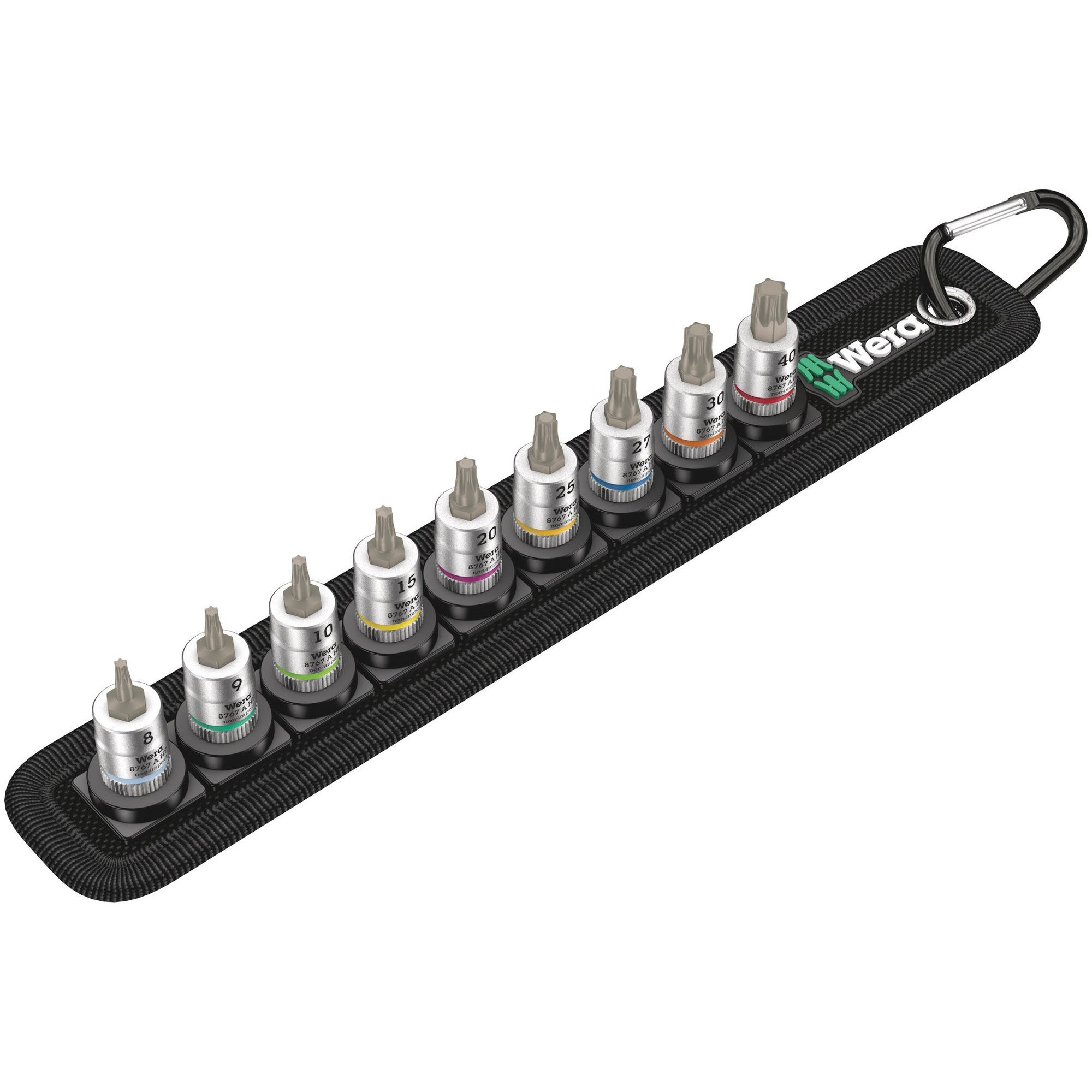 Wera Belt A 3 TORX HF Zyklop Bitnuss-Satz TORX, mit Haltefunktion, 1/4"