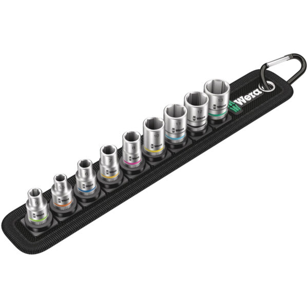 Wera Belt A 4 Zyklop Steckschlüsseleinsatz-Satz, 1/4"-Antrieb, 9-teili
