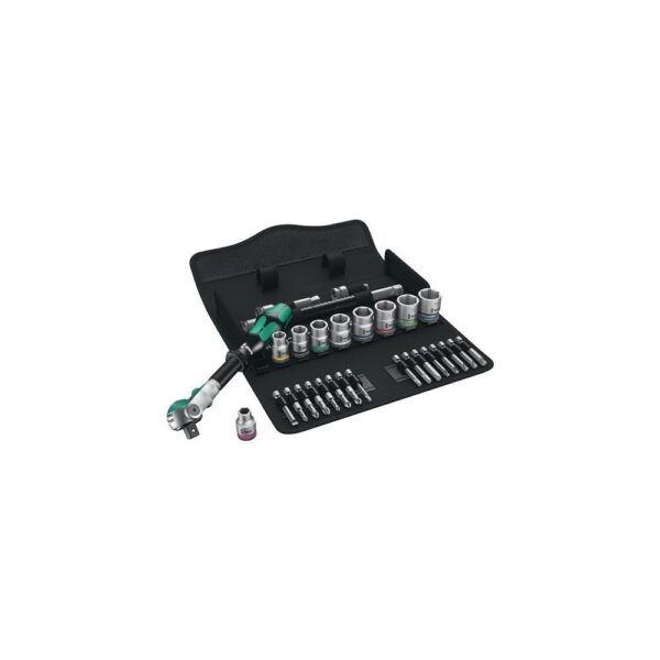 Wera 8100 SB 6 Zyklop Speed-Knarrensatz, 3/8"-Antrieb, metrisch, 29-te