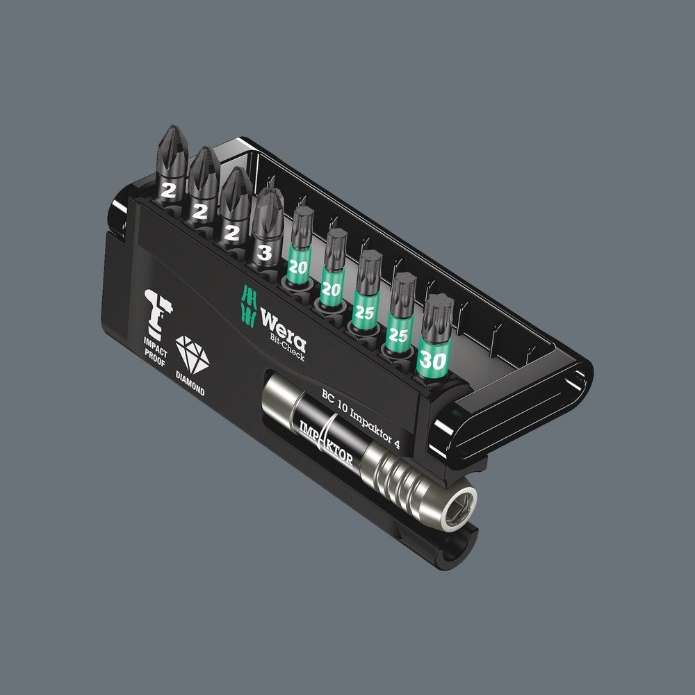 Wera Bit-Check 10 Impaktor 4, 10-tlg. 05057417001 – Bild 3