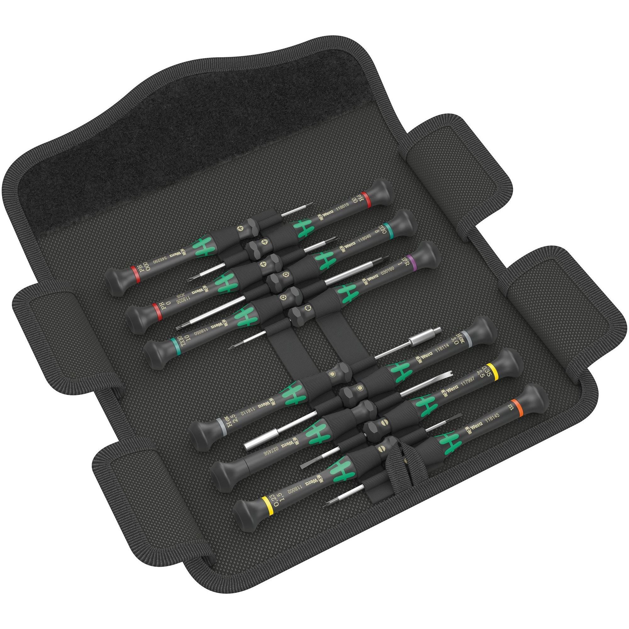 Wera Kraftform Micro 12 Electronics 1 Elektronik-Schraubendrehersatz, 12-te