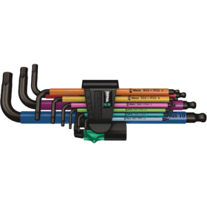 Wera 950/9 Hex-Plus Multicolour 1 Winkelschlüsselsatz, metrisch, BlackLaser