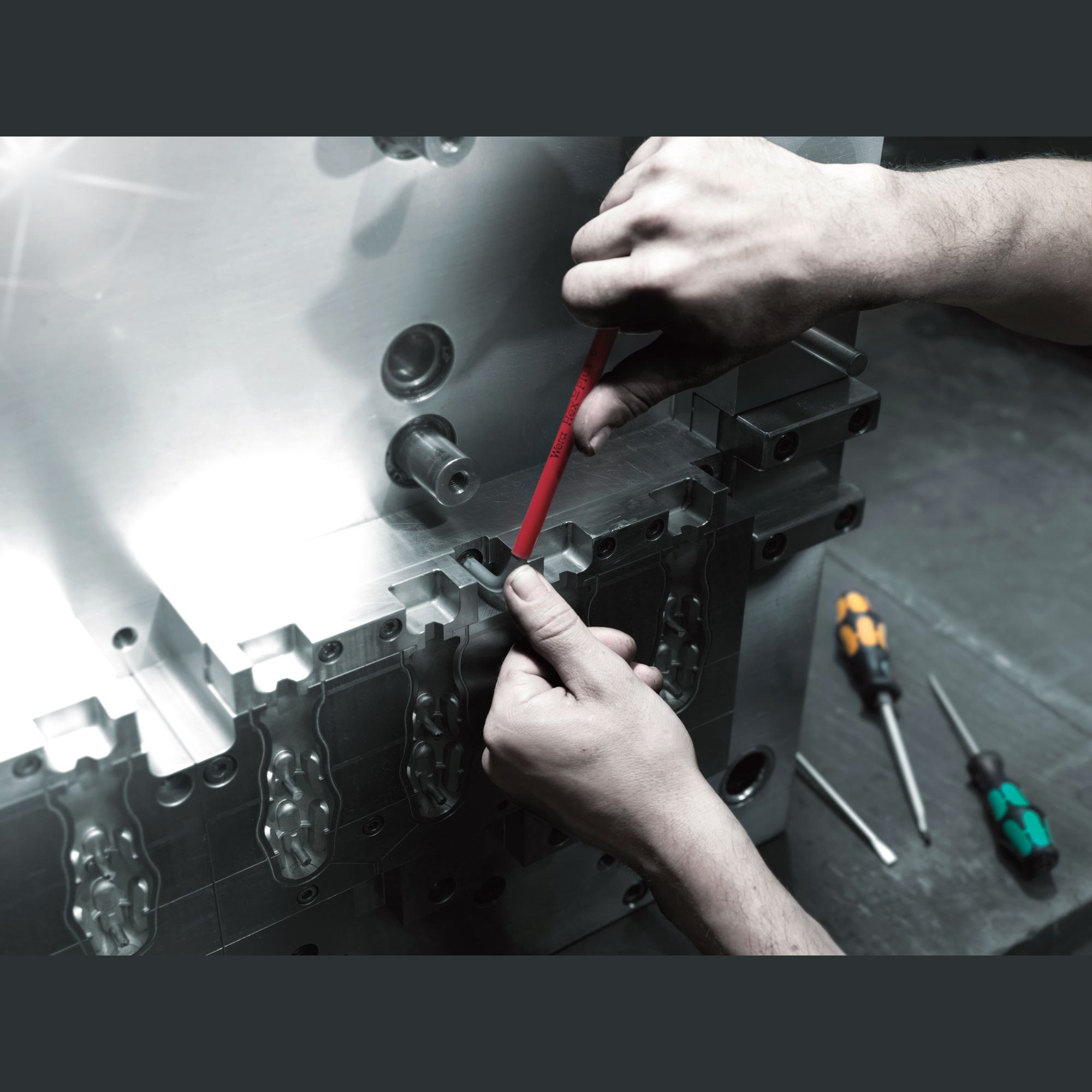 Wera 950/9 Hex-Plus Multicolour 1 Winkelschlüsselsatz, metrisch, BlackLaser – Bild 3