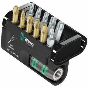 Wera Bit-Check 12 Wood 1, 12‑teilig PH / PZ / TX