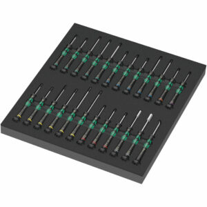 Wera 9715 Schaumstoffeinlage Kraftform Micro Set 1, 24-teilig