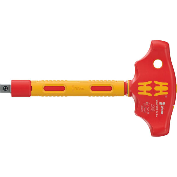 Wera 410 i VDE B RA VDE-isolierter Quergriff-Adapterschraubendreher mit Rat