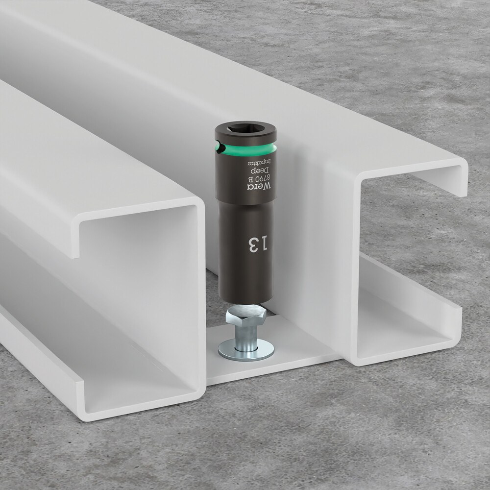Wera 9660 Nuss-Magnetleiste B Impaktor Deep 1 Steckschlüsseleinsatz-Satz, 3 – Bild 3