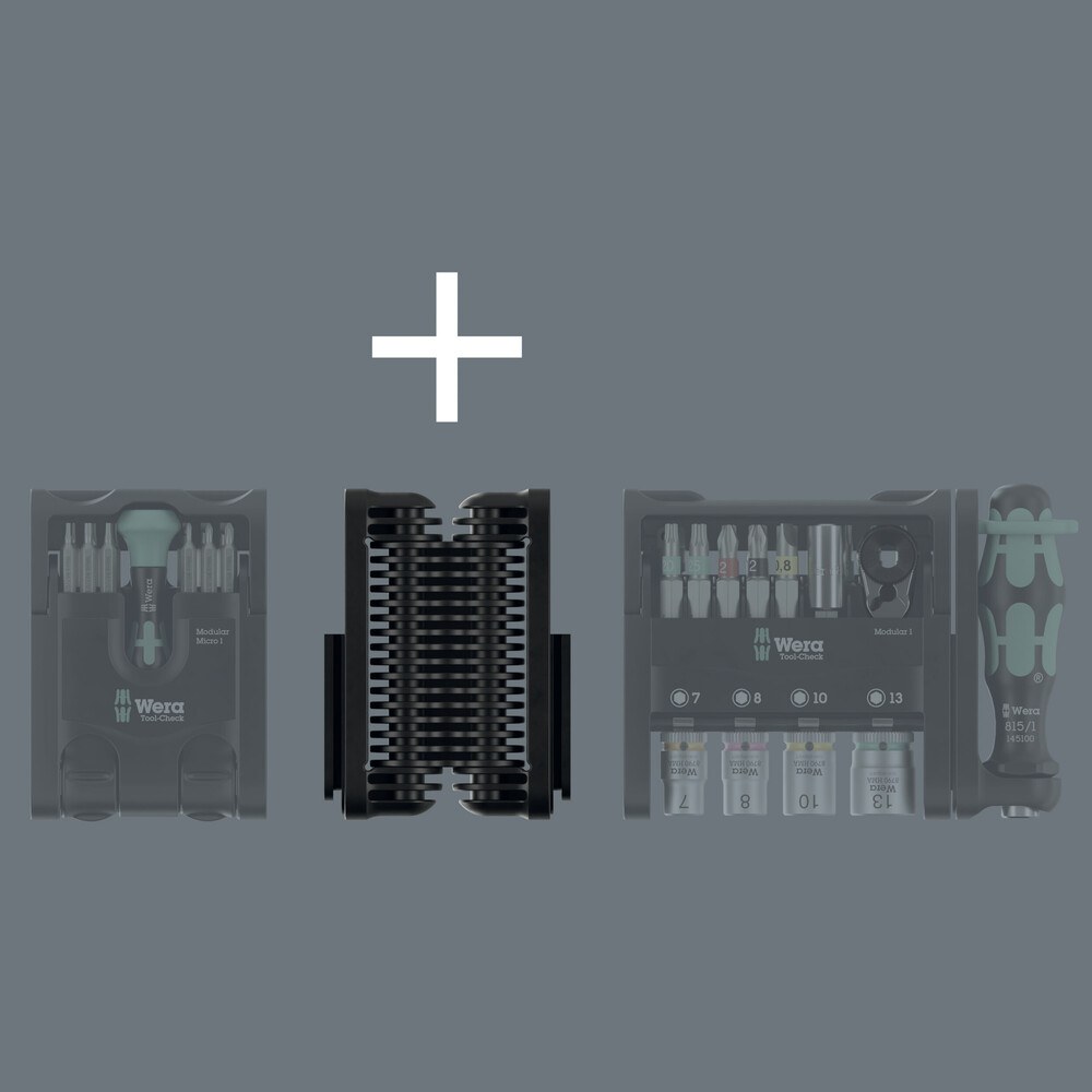 Wera 9550 Scharnier für Tool-Check Modular, 67,5 x 91 x 22 mm – Bild 2