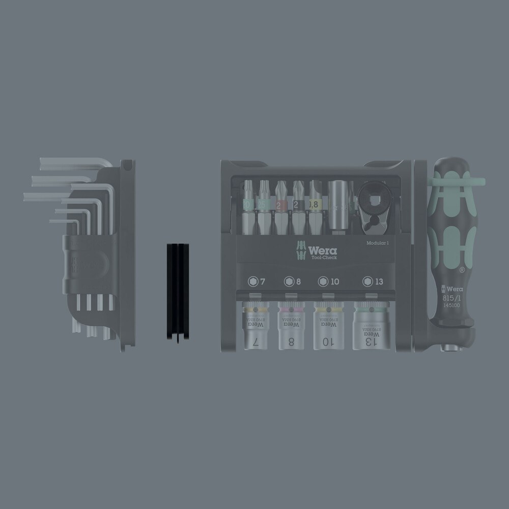 Wera 9549 Adapter für Tool-Check Modular, 10,5 x 47 x 16,5 mm – Bild 2