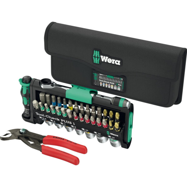 Wera Tool-Check Combi 1 inkl. Knipex Cobra 125 mm, 40-teilig