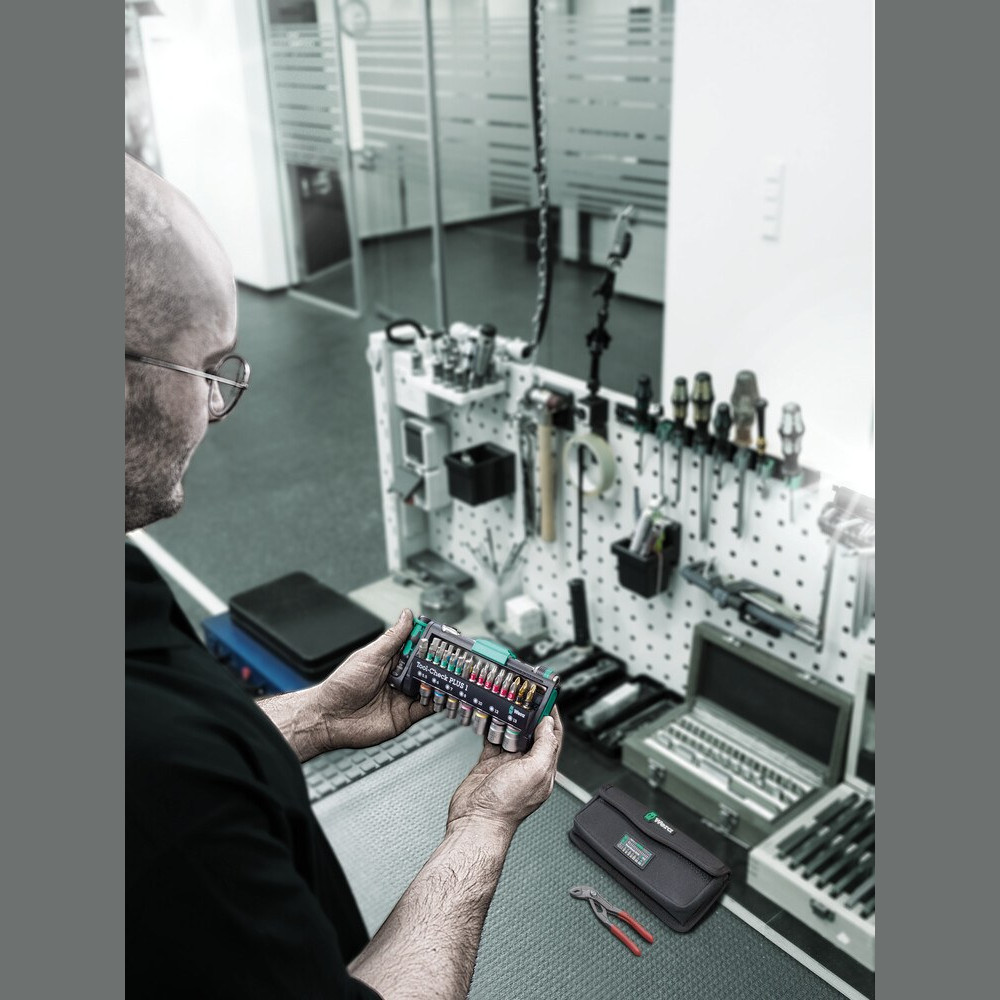 Wera Tool-Check Combi 1 inkl. Knipex Cobra 125 mm, 40-teilig – Bild 2