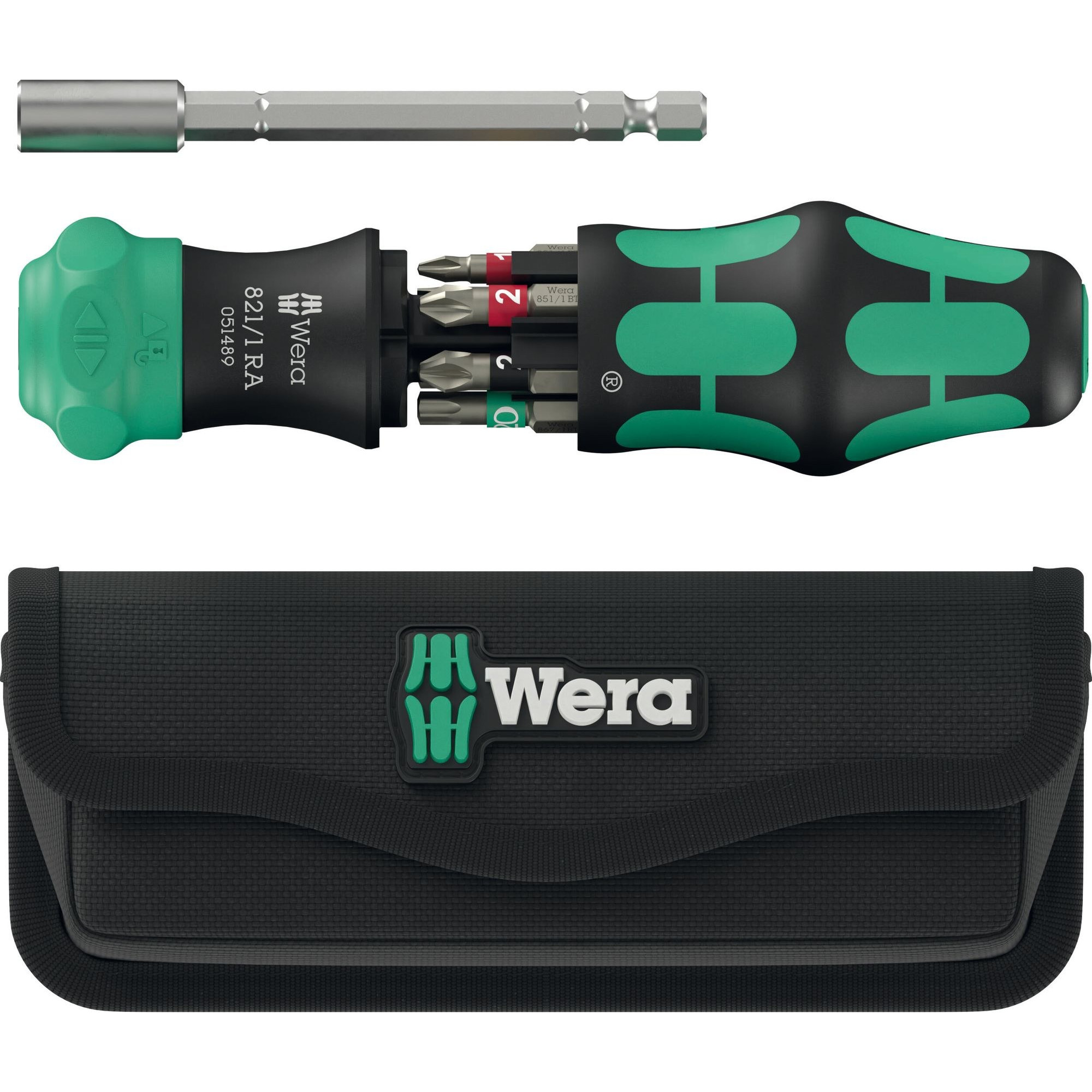 Wera Kraftform Kompakt 28 RA mit Tasche, 6-teilig