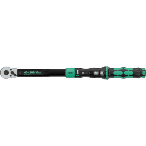 Wera Click-Torque Lock C 3 Drehmomentschlüssel 1/2", einstellbar, Umschaltknarre Funktion, 40-200 Nm