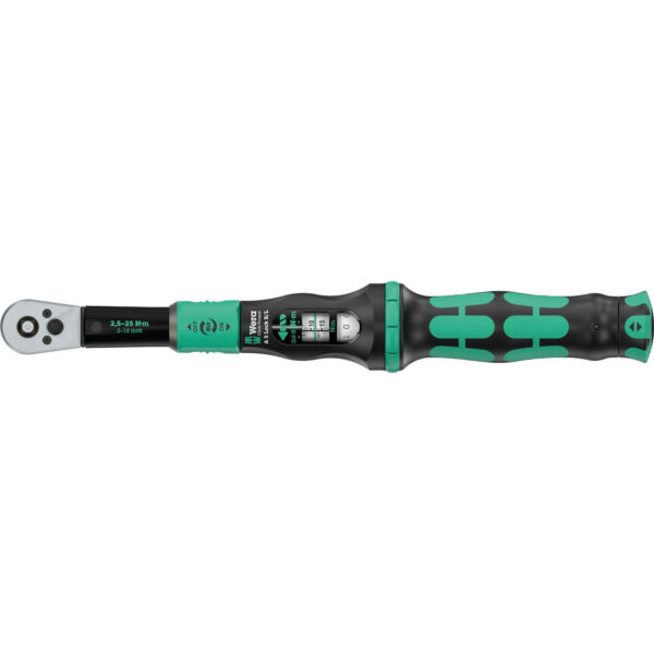 Wera Drehmomentschlüssel Click-Torque Lock A 5 R/L, 1/4" x 2,5-25 Nm