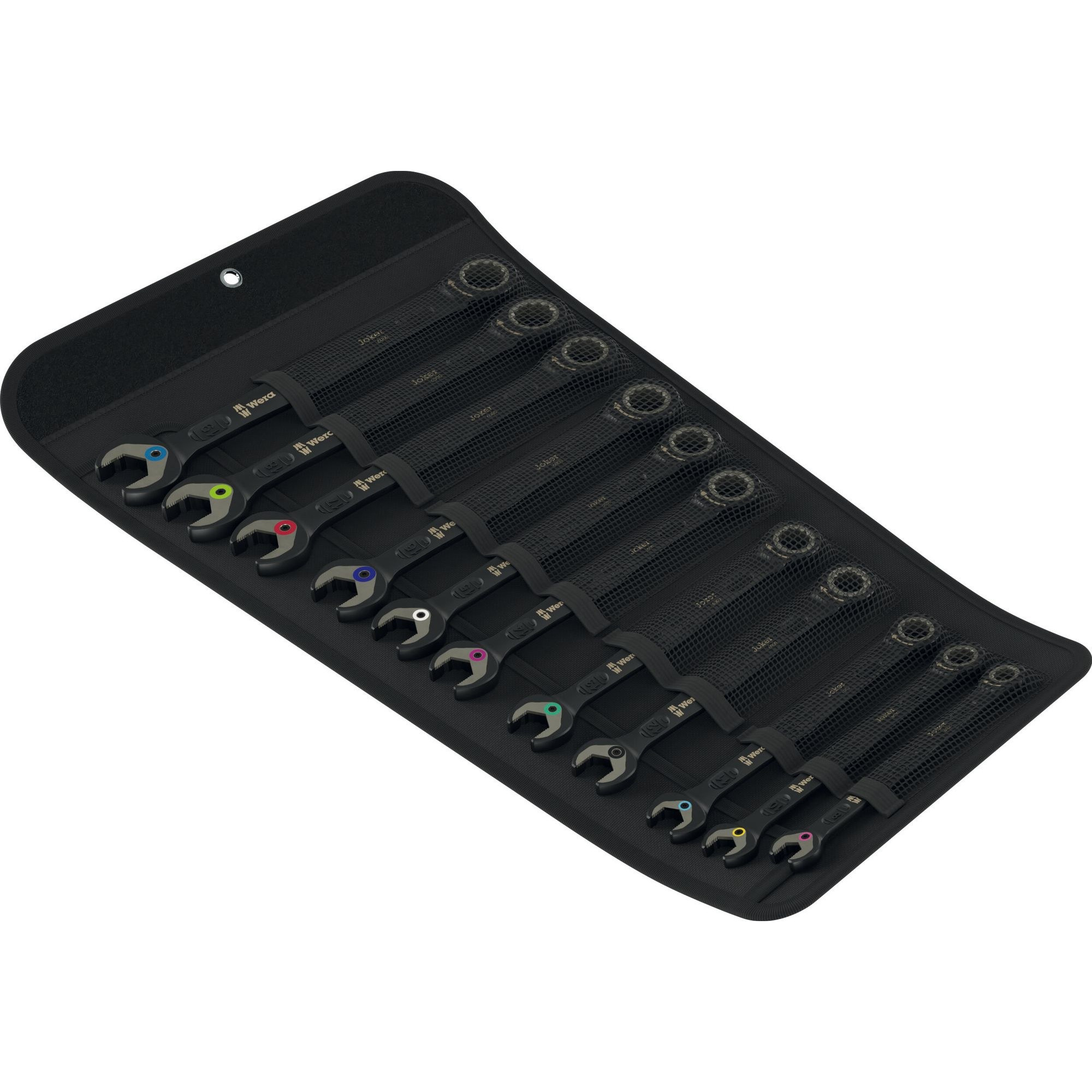 Wera 6000 Joker Black Edition 11 Set 1 Maul-Ringratschenschlüssel-Satz, 11-tlg.