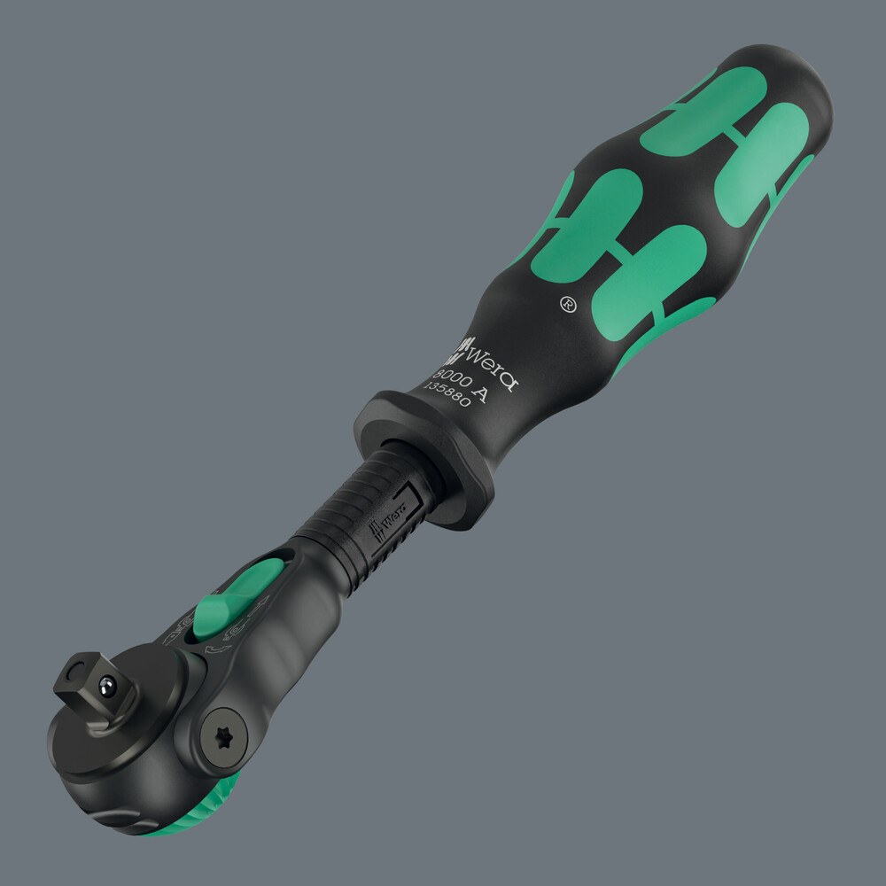Wera 8000 A Black Edition Zyklop Speed-Knarre mit 1/4"-Antrieb – Bild 3