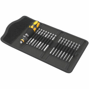 Wera Elektronik Schraubendreher-Satz mit Wechselklingen Kraftform Kompakt 60 ESD, 17-tlg.