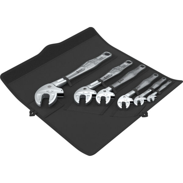 Wera 6004 Joker 6 Set 1 Selbstjustierender Maulschlüssel-Satz, 6-teilig