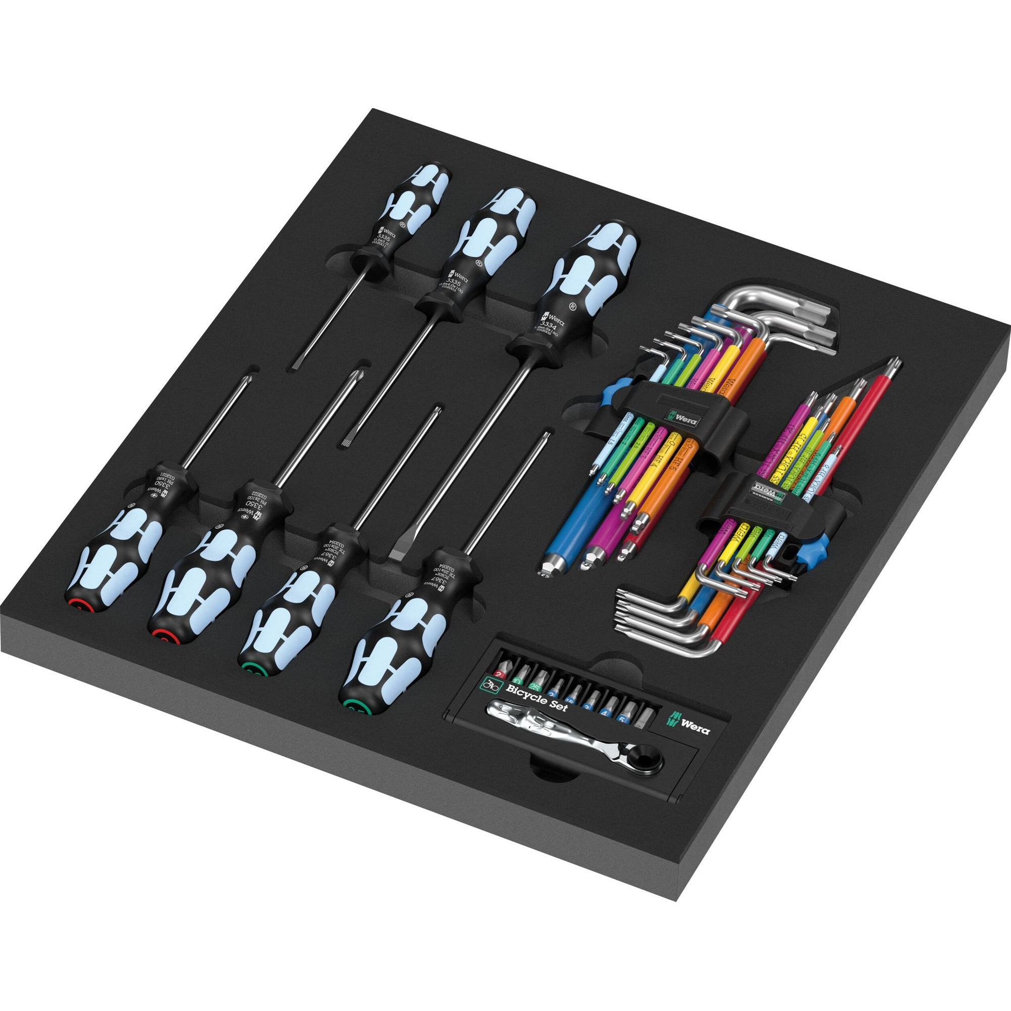Wera 9760 Schaumstoffeinlage Stainless Set 1, 36-teilig