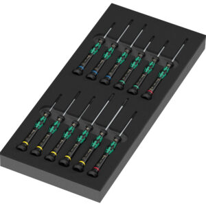 Wera 9716 Schaumstoffeinlage Schraubendreher Kraftform Micro Set 2, 13-teilig