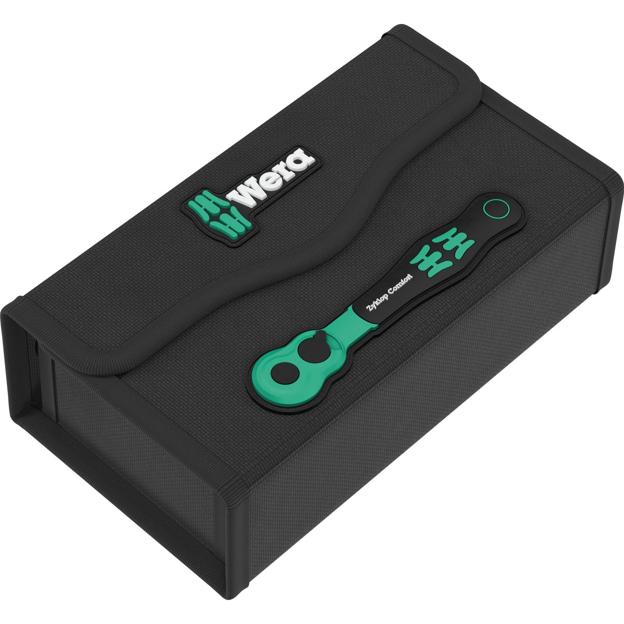Wera 9585 Textile Box Zyklop Comfort 1/4", leer, 170 x 90 x 45 mm
