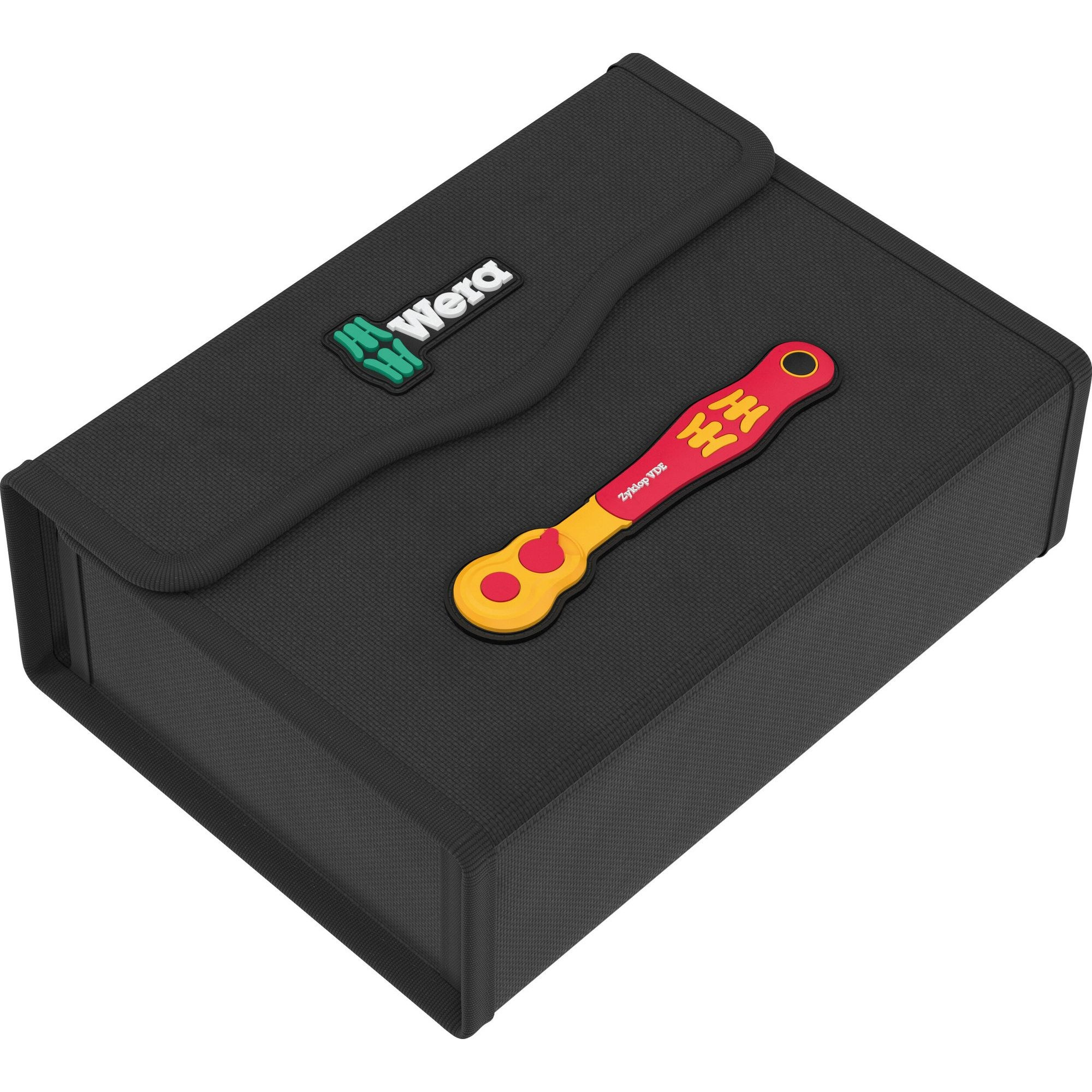 Wera 9586 Textile Box 8007 A VDE Zyklop 1/4", leer, 190 x 130 x 55 mm