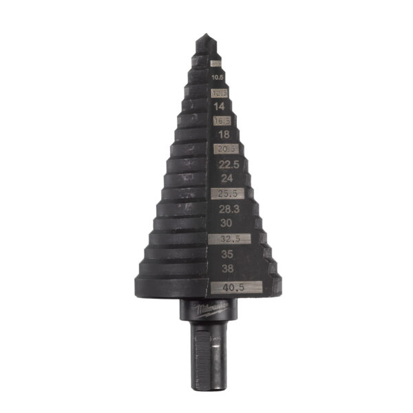 6 bis 40,5 mm, 1,5-3 mm Stufen